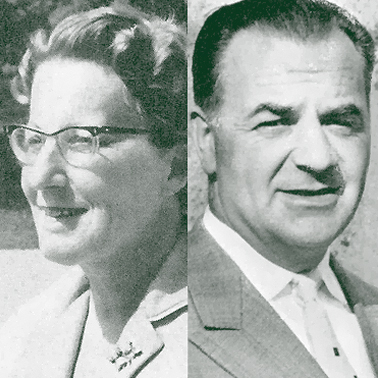 Louis Johannot and Helen Schaub, 3rd generation of owner-directors of Le Rosey