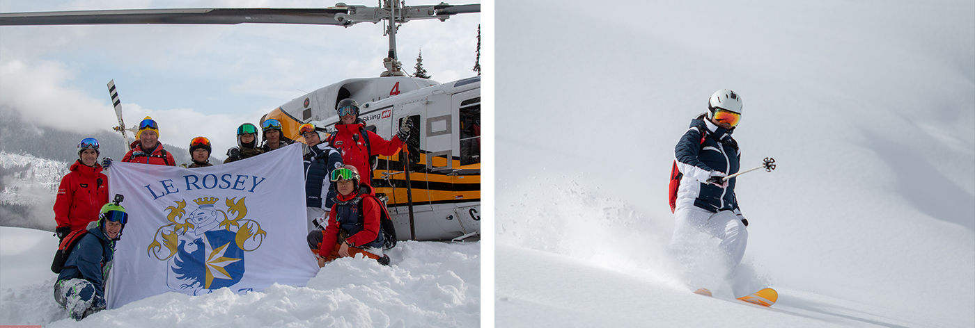 Heliskiing in Canada Le Rosey