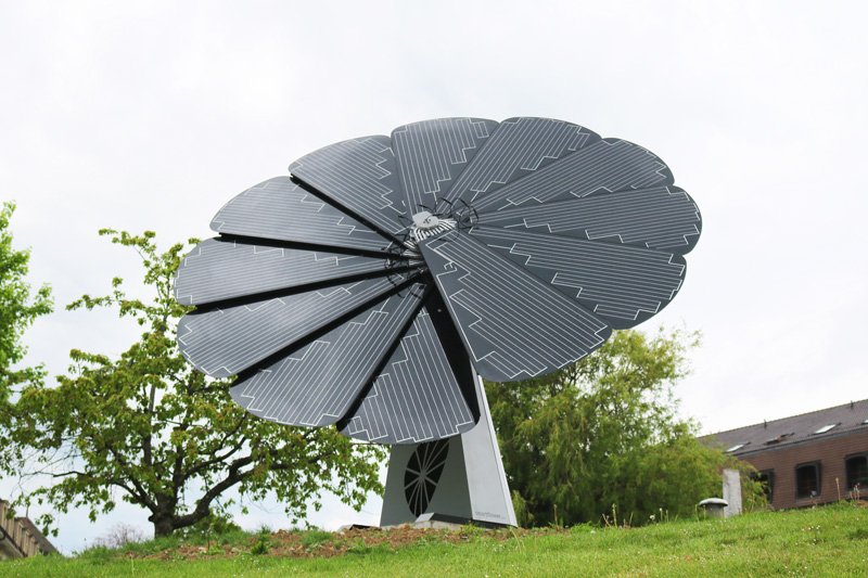 Solar flower on Rolle Campus
