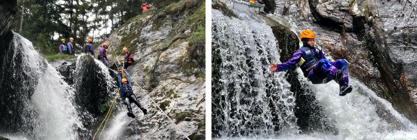 Canyoning in the Valais