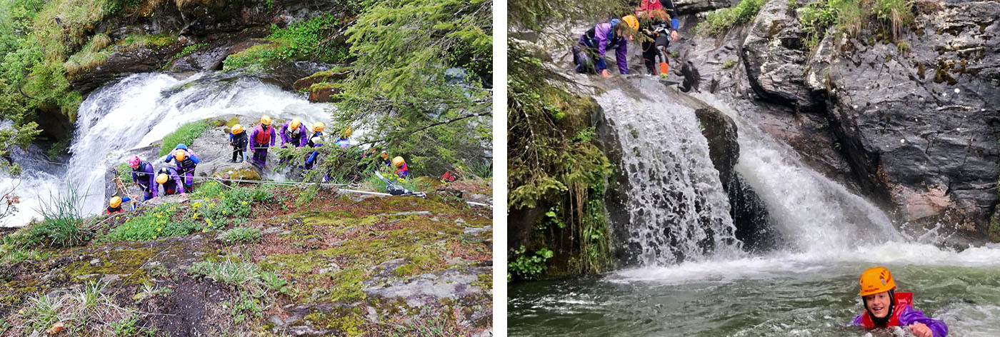 Canyoning in the Valais