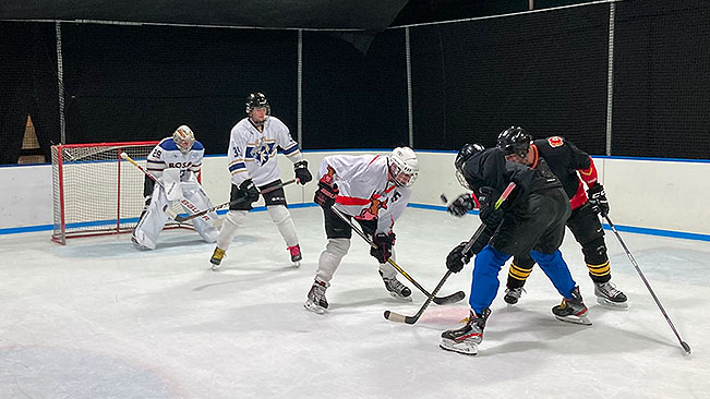 Pre-season Ice Hockey training