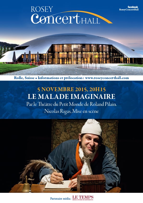 Le Malade Imaginaire au Rosey Concert Hall