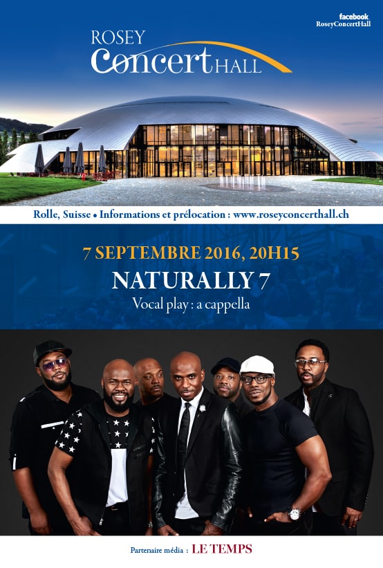 Naturally 7 au Rosey Concert Hall