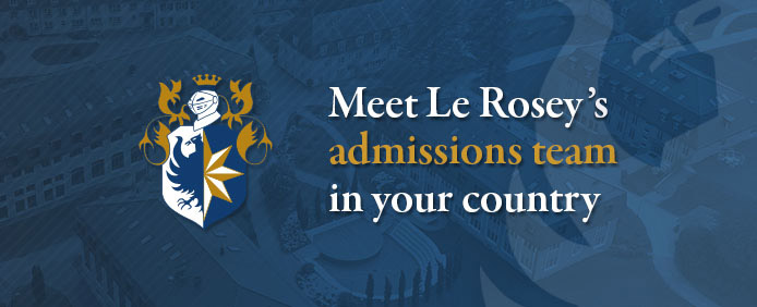 Meet Le Rosey's admissions team in your country